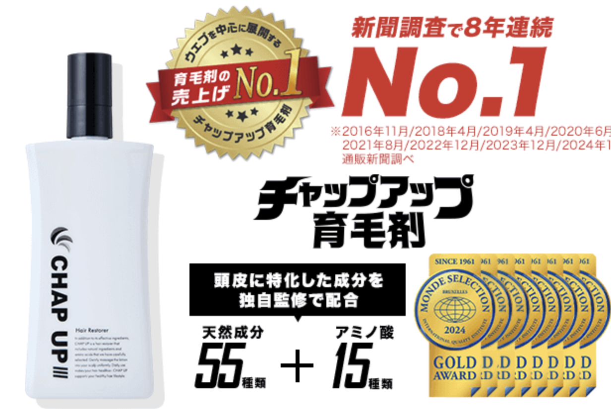 チャップアップ使い方